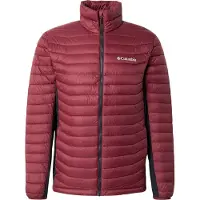 Columbia Outdoorjacka 'Powder Pass' vinröd / svart / vit