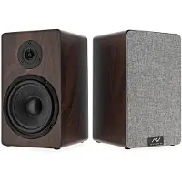 AVCOM 6" Bookshelf Speakers (Par) Valnöt