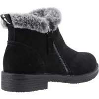 Hush puppies Marnie Mocka Dam Svarta Vinterankelstövlar