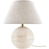 Globen Lighting Bordslampa Castello, Creme / bärnsten, Vardagsrum / matsal, Textil / tyger / siden, Design, Bordslampa
