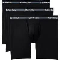 Calvin Klein 3 Pack Long Boxer Briefs Icon Active Mesh