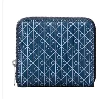 Calvin Klein Rfid Square Zip Around Logo Wallet