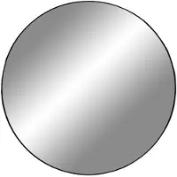 Ebuy24 House Nordic Miroir rond Daisy Noir