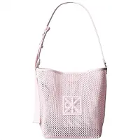 Calvin Klein Mesh Emblem Logo Bucket Bag With Pouch