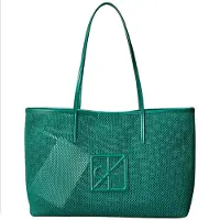 Calvin Klein Emblem Logo Mesh Tote Bag