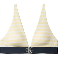 Calvin Klein Triangle Bralette Graphic Monogram Microfibre Stretch