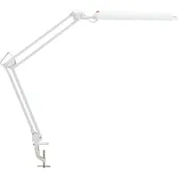 MAUL Klämlampa MAULatlantic, Vitt / opal, Arbetsrum / kontor, Metall, Modern, Klämlampa