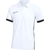 Nike Piké Dri-FIT Academy 25 - Vit/Svart/Wolf Grey Barn, storlek L: 147-158 cm