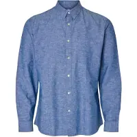 Selected Skjorta 'SLHSUN' blåmelerad
