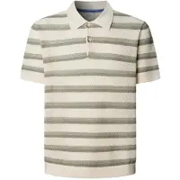 Pepe Jeans för män. PM7000060 Florian grön polotröja (L), Casual, Bomull, Kort ärm