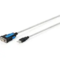 Digitus USB 2.0, USB, RS232 Adapterkabel [1x USB, USB 2.0, USB 2.0 A hane - 1x RS232, RS232-kontakt] 180 cm