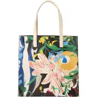 Ted Baker Shoppingväska 'BOUANI' ljusbeige / blå / grön / svart