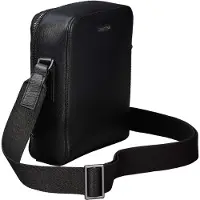 Calvin Klein Emblem Logo Textured Reporter Bag