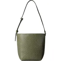 Calvin Klein Allover Emblem Logo Bucket Bag
