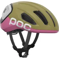 POC Amidal Cycling Helmet Olivine Green Matt/Thulite Pink Matt