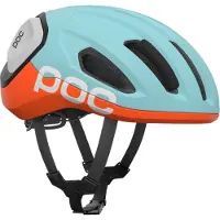 POC Amidal Cycling Helmet Indicolite Blue Matt/Carnelian Orange Matt