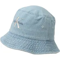 Calvin Klein Jeans Denim Embroidered Monogram Bucket Hat