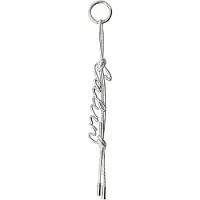 Calvin Klein Metallic Knotted Tassel Logo Bag Charm