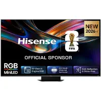 Hisense 65UR9S, 165,1 cm (65"), 3840 x 2160 pixlar, RGB-Mini LED, Smart-TV, Wi-Fi, Grå