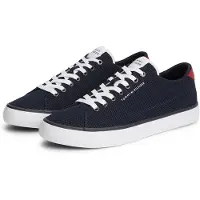 Tommy Hilfiger Rubberised Flag Mesh Trainers