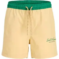 Jack & Jones Junior Badshorts 'Maui Archive' gul / grön
