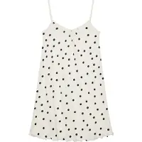 Mads nørgaard Klänning - Rib/Modal - Sigrid - Dot Aop Vanilla Ic - - 8 år (128) - Klänning