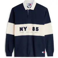 Tommy Hilfiger Tommy Jeans Relaxed Fit Logo Panel Rugby Shirt