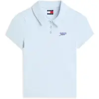 Tommy Hilfiger T-shirt 'Slim Fit Logo' blå / pastellblå