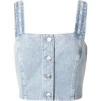 Calvin Klein Logo Tape Denim Tank Top