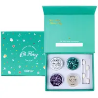 Oh Flossy Under The Sea glitter ansiktset