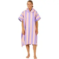 After Essentials Poncho Swim Club Stripes Pink