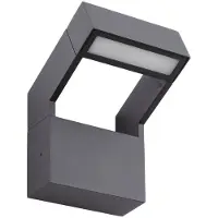 Arcchio Vägglampa utomhus Kovato , Aluminium / grå / zink, Metall, Modern, Utomhusvägglampa