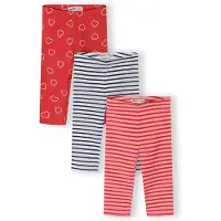 MINOTI Leggings rosa / röd / svart / vit