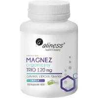 Aliness Magnez organiczny TRIO 120 mg z B6 (P-5-P) x 100 VEGE kaps.