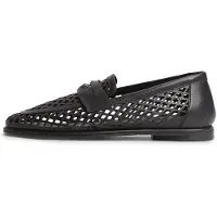 Tommy Hilfiger Cutout Leather Penny Loafers