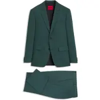 HUGO Two-piece slim-fit suit in performance-stretch twill