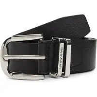 Tommy Hilfiger Bälte 'OTIS BUCKLE 4.0' svart