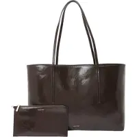 Calvin Klein Shoppingväska 'Foil Logo Glossy Tote With' choklad