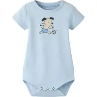 Name it Body k/ä - NbmHuttie - Kentucky Blue m. Hund - - 62 - Body K/Ä