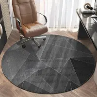 JGJG Runda Mattor Snurrstol Golvmatta Runda Mattor för Vardagsrumsdekoration Hem Sovrumsdekor Matta Soffa Soffbord Områdesmatta 100cm