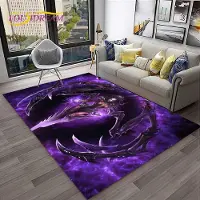 HGHT StarCraft Spel Retro 3D Gamer Matta Matta för Hem Vardagsrum Sovrum Soffa Dörrmatta Dekor, barnlekområde Matta Halkfri Golvmatta 40x60cm