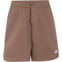 Adidas 3 Stripes Studio Fleece Loose Shorts, storlek Large