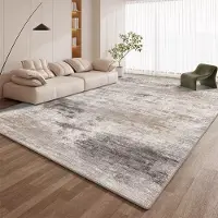 JGJG Nordisk Abstrakt Matta för Vardagsrumsdekoration Hem Stor Ytmatta 200x300 Sovrum Sängbord Halkfri Golvmatta Vikbar 180*250cm