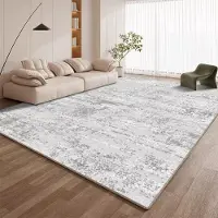 JGJG Nordisk Abstrakt Matta för Vardagsrumsdekoration Hem Stor Ytmatta 200x300 Sovrum Sängbord Halkfri Golvmatta Vikbar 100*200cm