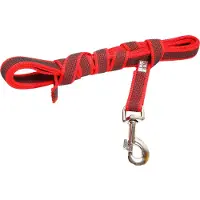 Julius-K9 K9 C&G-koppel, röd/grå 20mm/3m utan handtag