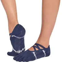 Toesox Full Toe Elle Pilates Grip Strumpor