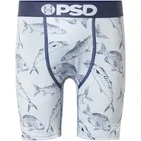 PSD Boxershorts 'Hooey Gulf' ljusblå / mörkblå / vit