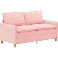 vidaXL Soffa Rosa 156 x 81 x 87,5 cm Tyg