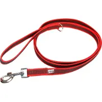 Julius-K9 K9 C&G-koppel röd/grå 20 mm/2 m med handtag