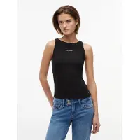 Tommy Hilfiger Tommy Jeans Logo Ribbed Slim Tank Top
